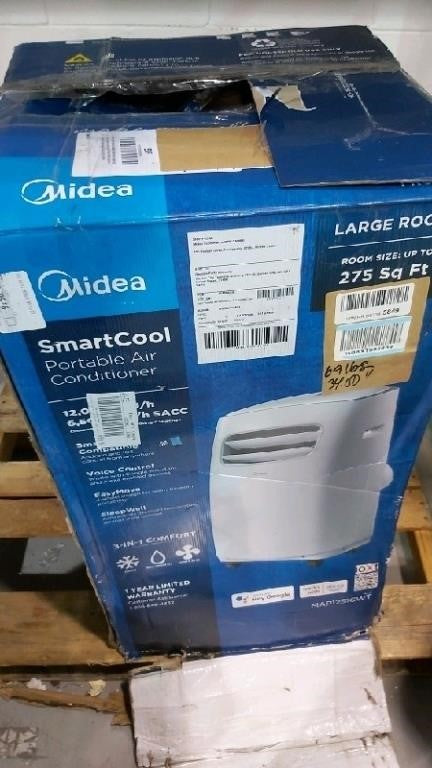 Midea MAP12S1CWT Smart Portable air Conditioner, 1