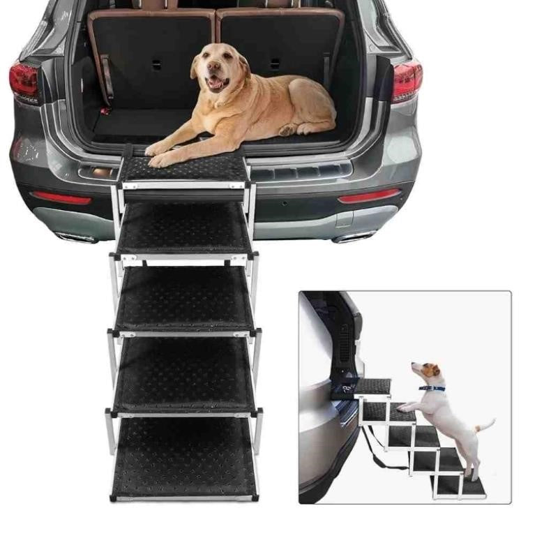KELIXU Dog Car Ramp Dog Steps for Large