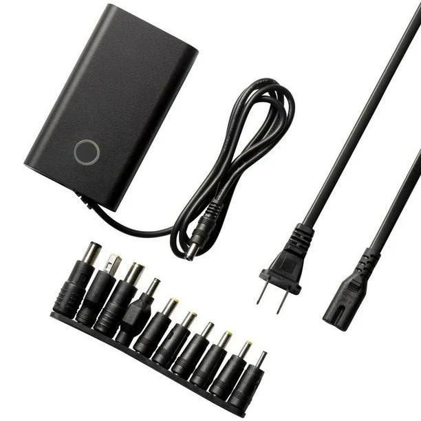 onn. Universal 65 W Laptop Adapter, Includes 11 Tips