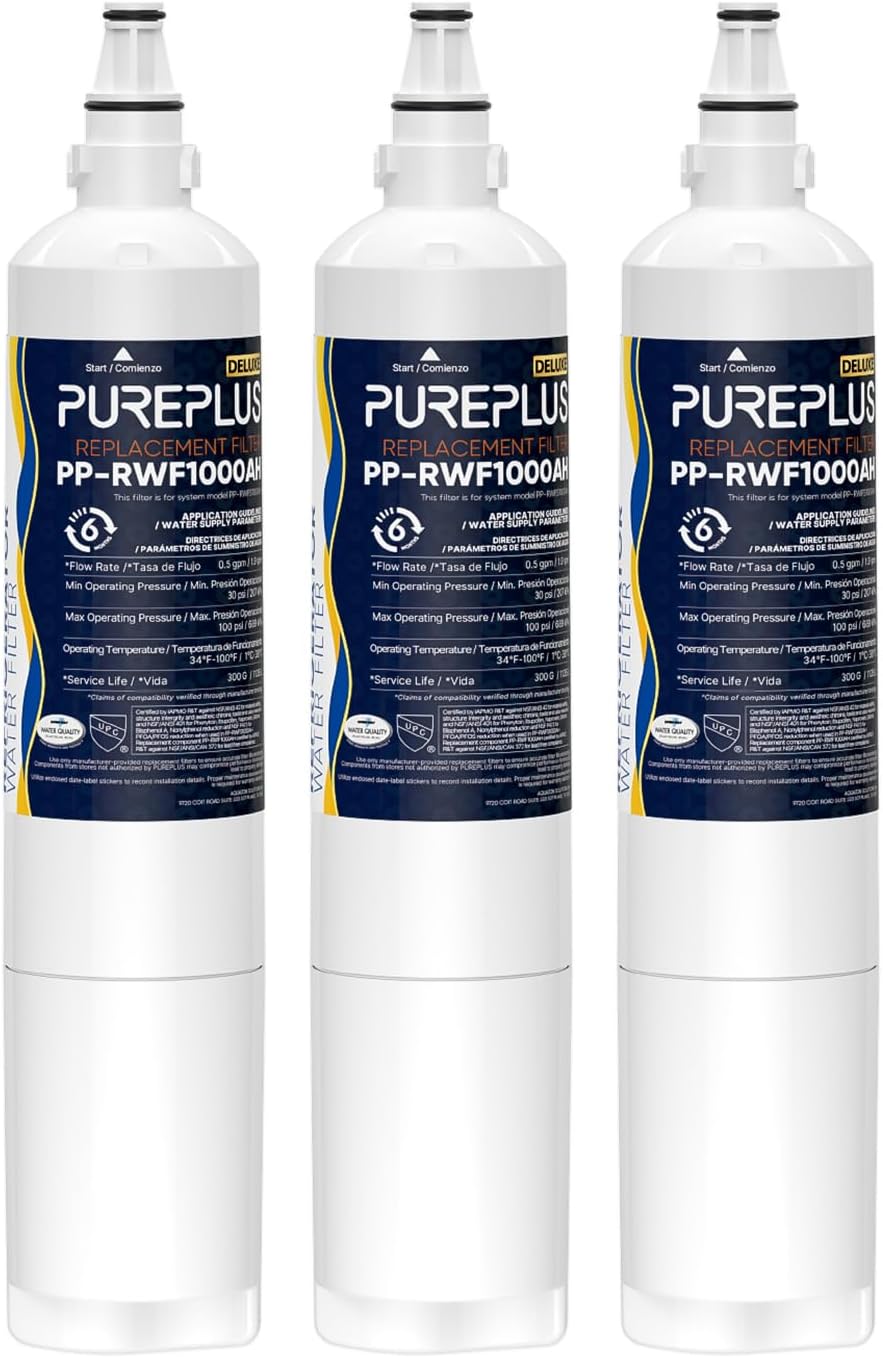 PUREPLUS 5231JA2006A NSF/ANSI 401, 53, 42 & NSF P473 Certified Refrigerator Water Filter