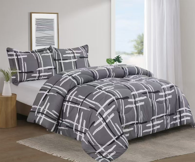 Printed Comforter Set Queen