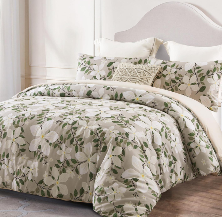 Printed Comforter Set Queen