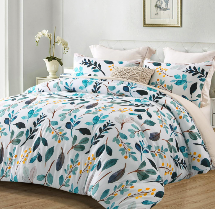 Printed Comforter Set Queen