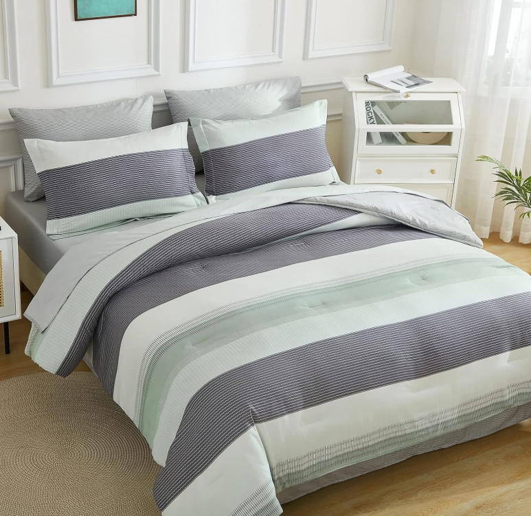Printed Comforter Set Queen