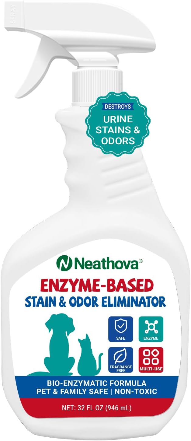 Neathova Stain & Strong Odor Eliminator, Enzyme Cleaner, Pet Odor Eliminator for Home