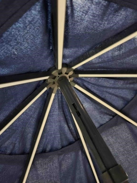 Sunvilla Deluxe Sunbrella Market Umbrella, 10ft, Blue