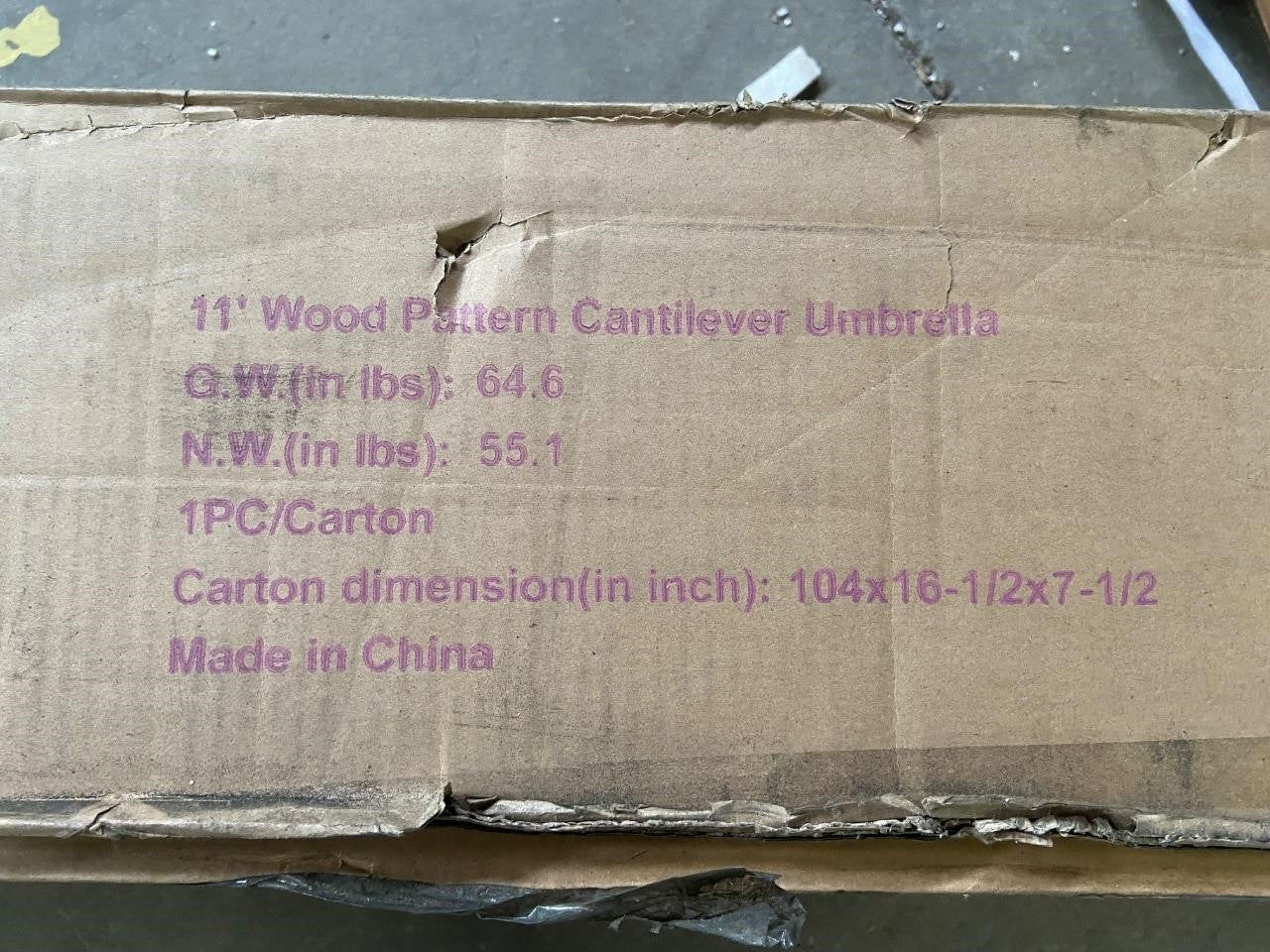 PURPLE LEAF 11ft Patio Umbrella EN44555