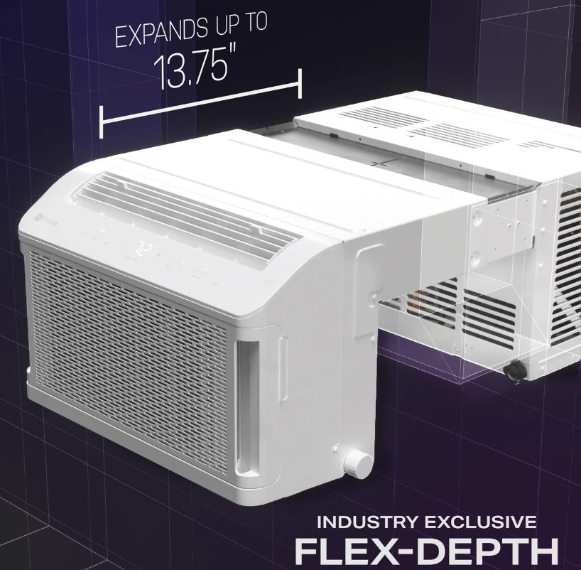 GE Profile ClearView Window Air Conditioner 6,100 BTU, 6K Window AC Unit, White