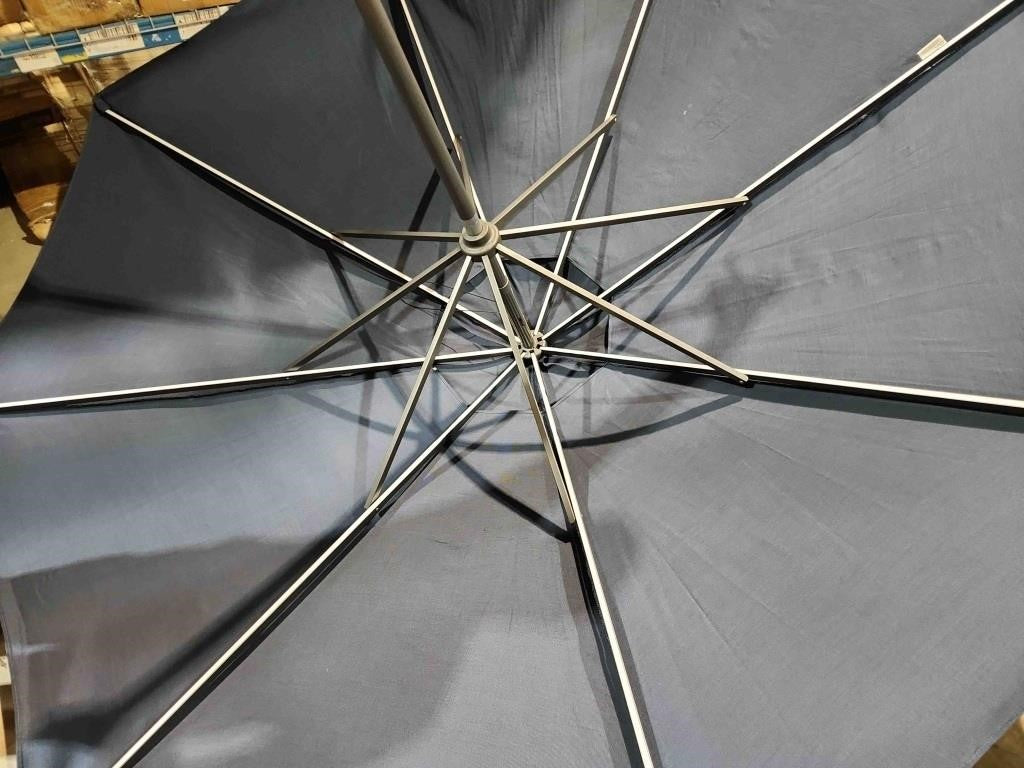 Sunvilla 10ft Market Umbrella With LED Lights, blue.