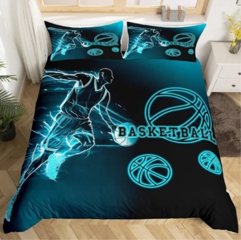 Feelyou Basketball Queen Size Basketball Player Comforter Cover