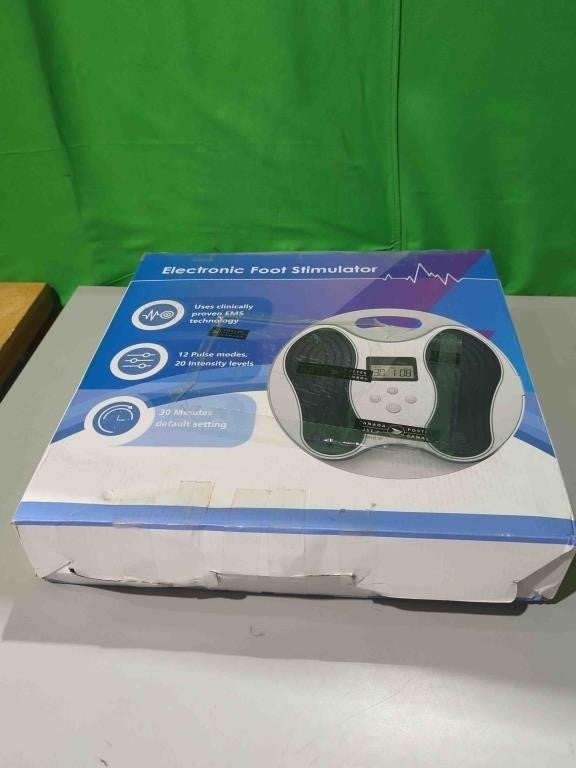 Foot Nerve Muscle Stimulator, TENS & EMS Foot Massager for Neuropathy