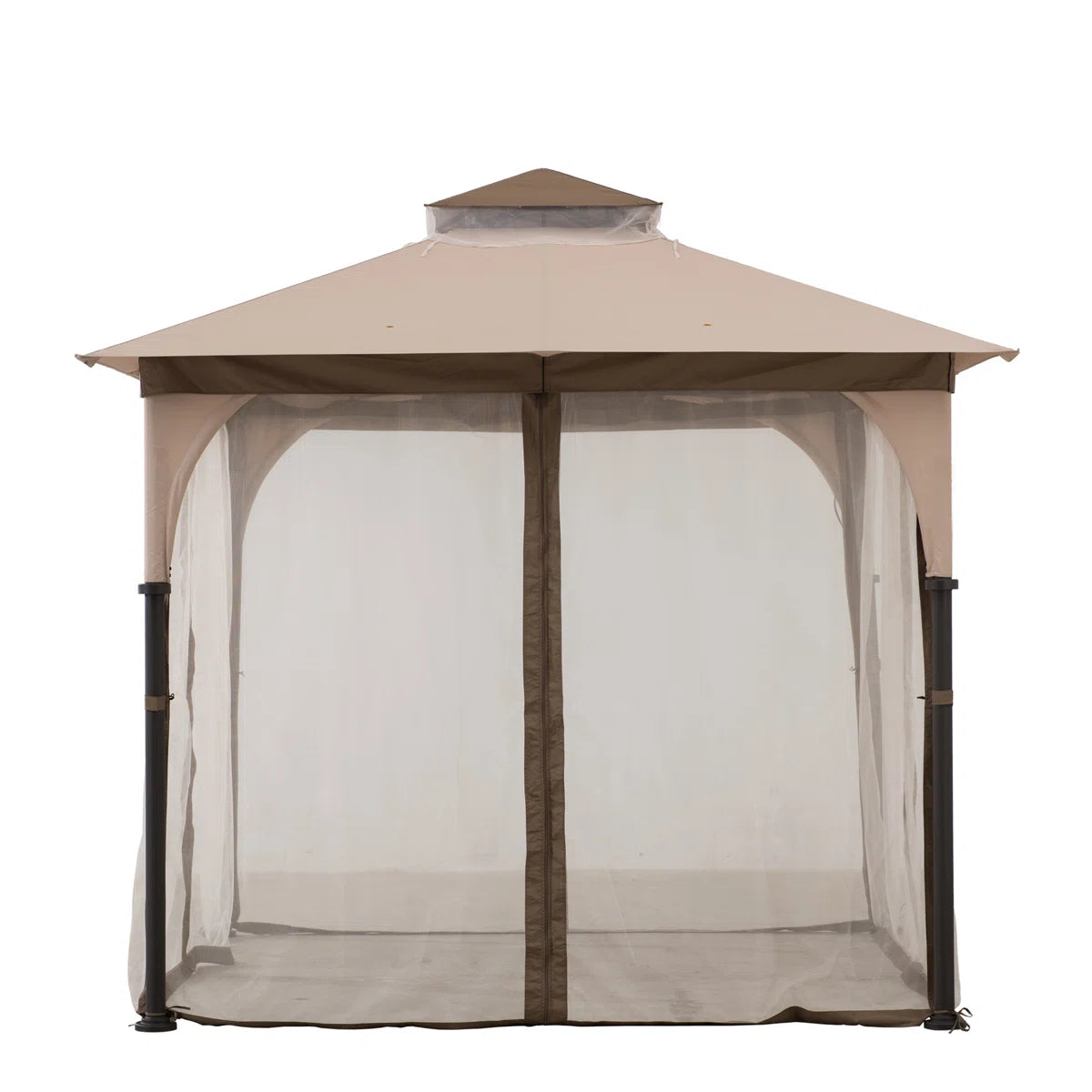 Sunjoy Netting for 9x9/9.5x9.5 Column Gazebo, Beige