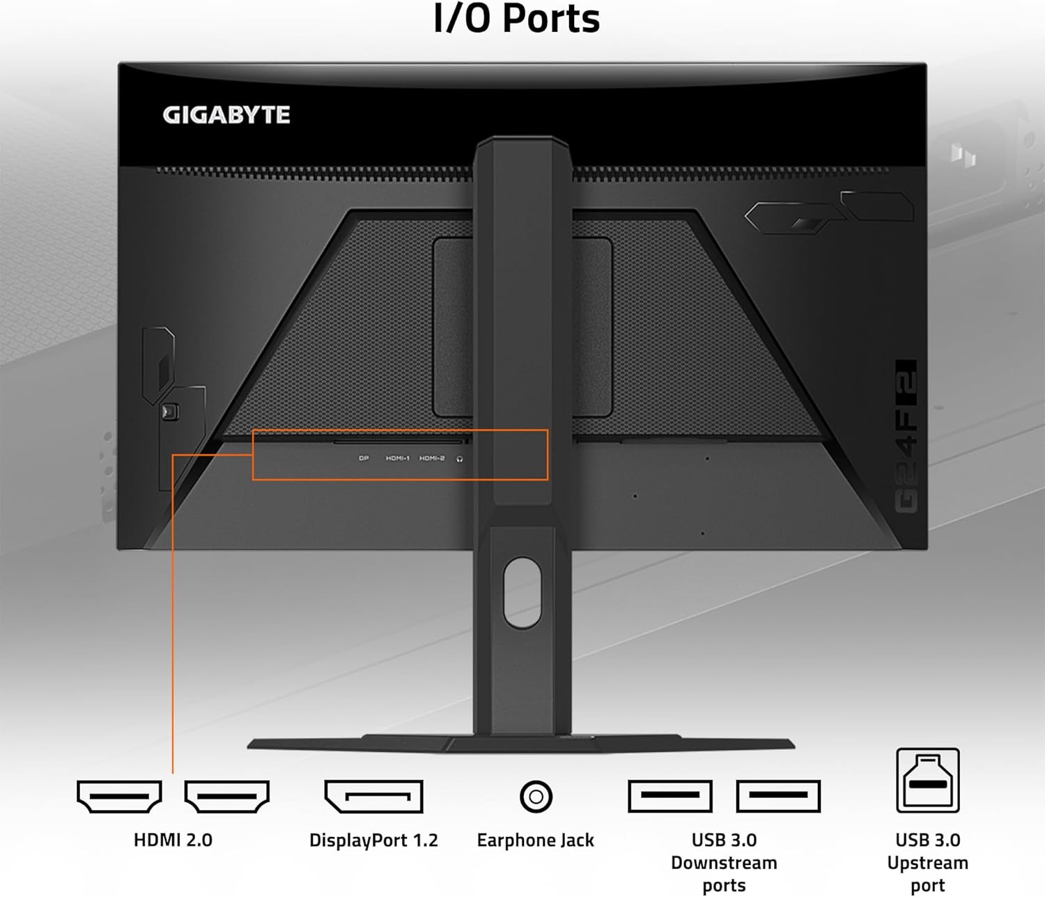 GIGABYTE G24F 2-24" 165Hz/180Hz(OC) 1080P Gaming Monitor,