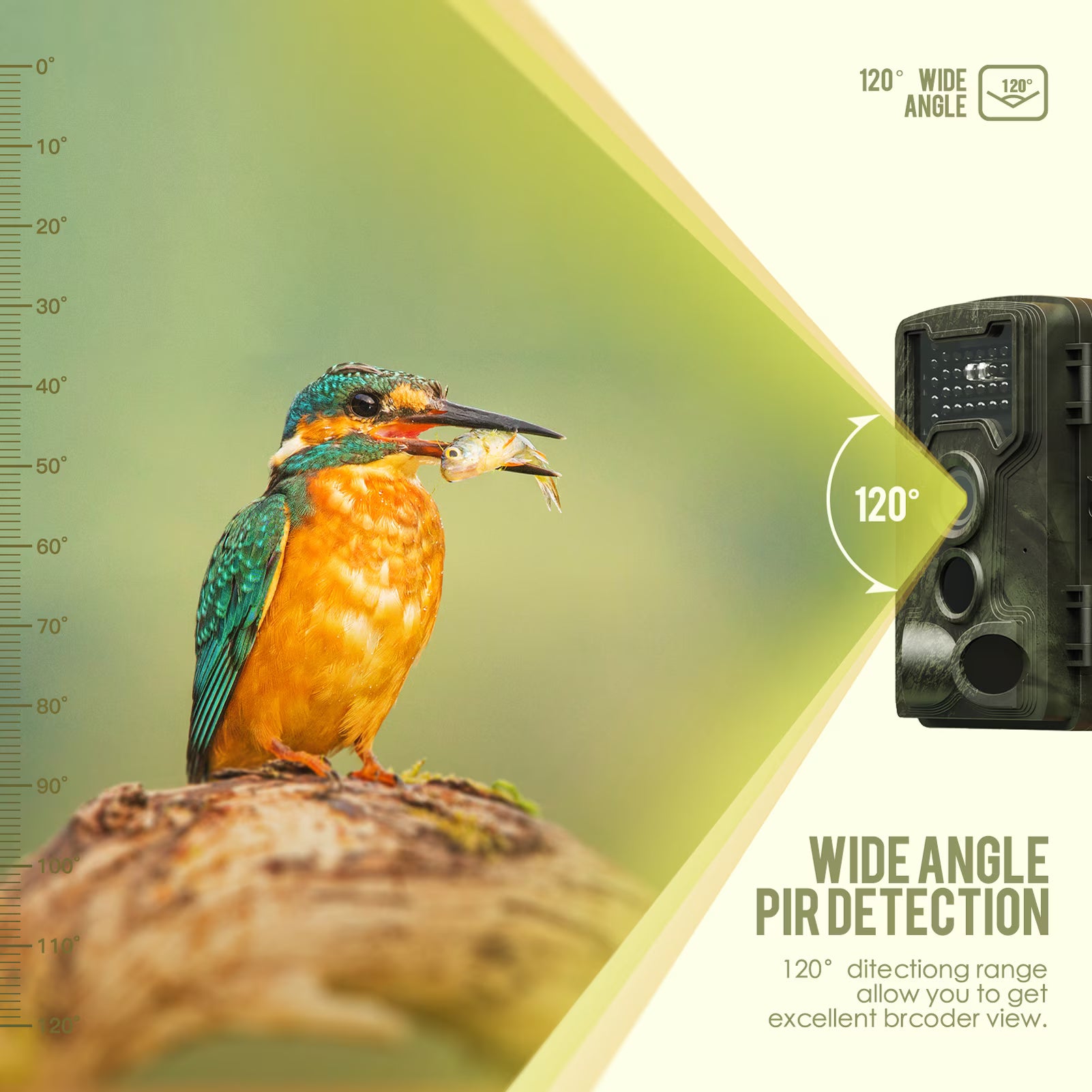 Veatool Pr1000 Infrared Night Vision Outdoor Hunting Camera, Non-Cellular