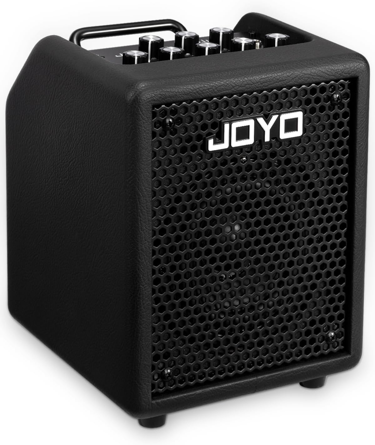 JOYO 30W Bass Amp Portable Combo Amplifier 4" Speaker, (Vibe Cube BA-30, Black)