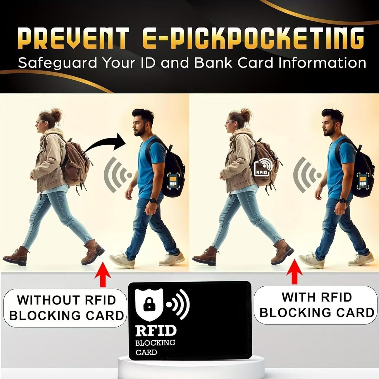 BUISAMG RFID Blocking Card, Credit Card Protector,