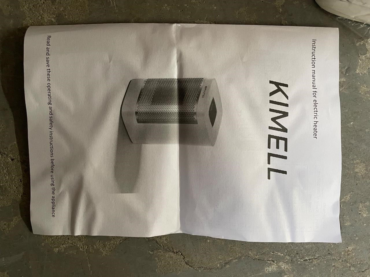 Portable 600W Space Heater CY31021