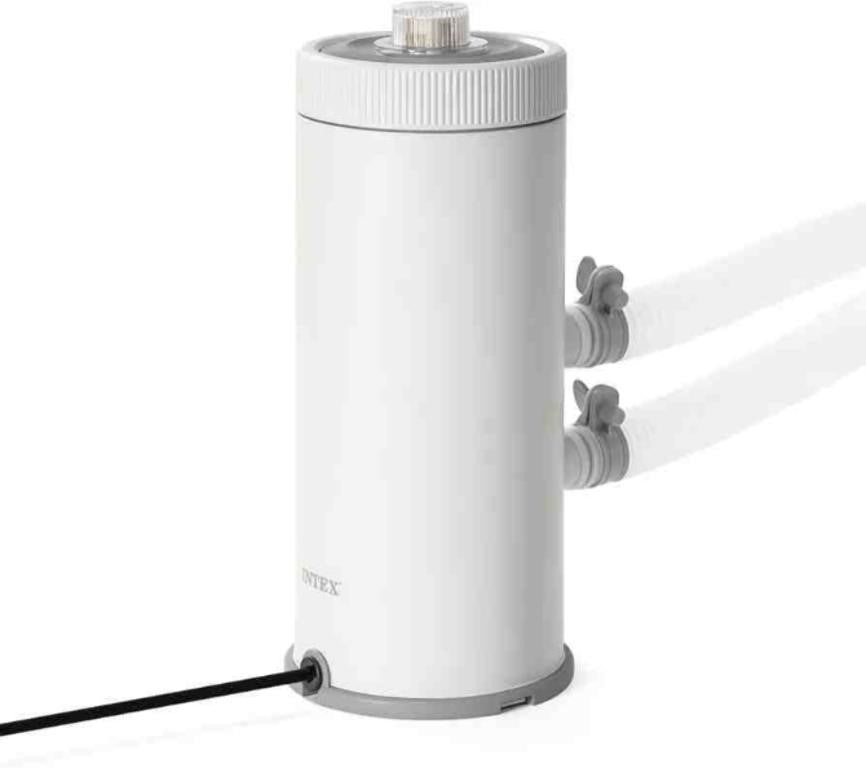 INTEX C1000 Krystal Clear Cartridge Filter Pump, Off White.