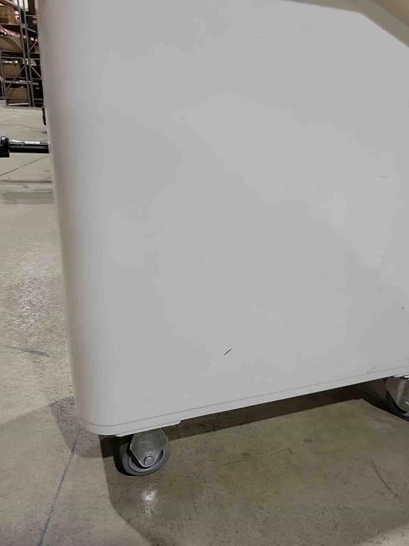White Slant Top Ingredient Bin