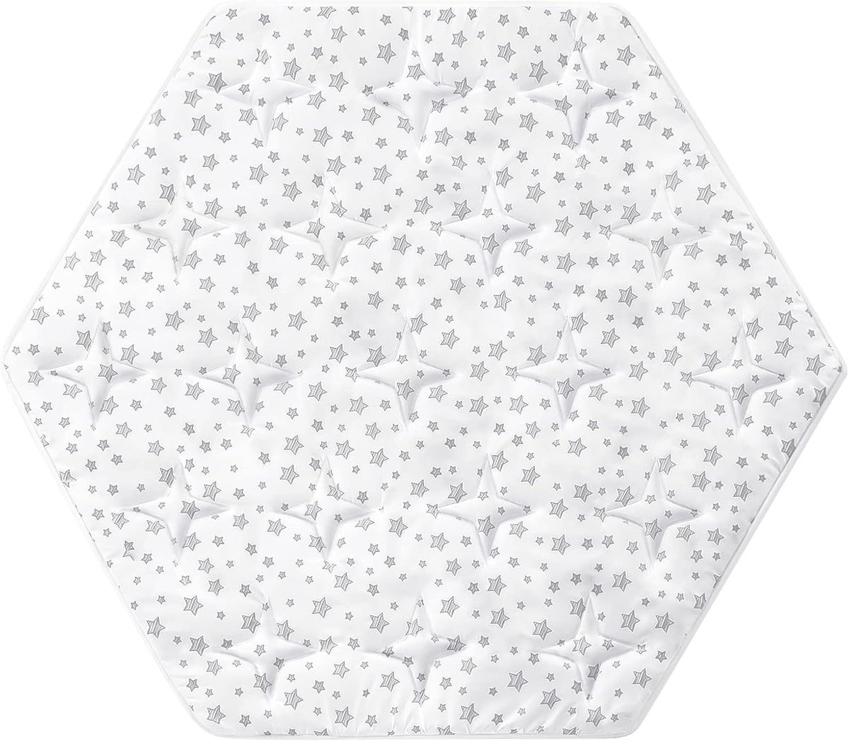 Hexagon Playpen Mat Compatible with POP 'N GO Baby Playpen, 59 Inch