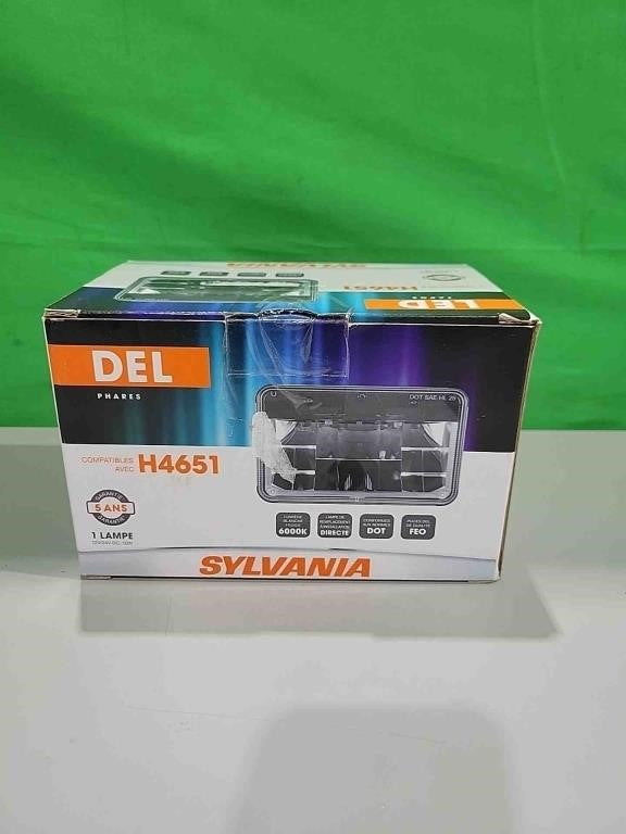 SYLVANIA H4651 LED Sealed Beam Headlight, 6000K Cool White, 1 Bulb