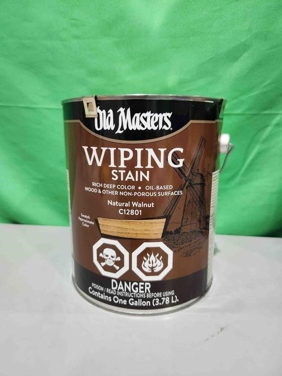 Old Masters Oil-Based Wiping Stain NATURAL WALNUT