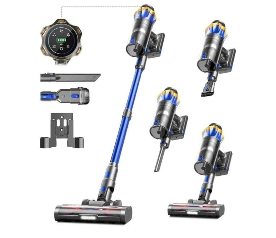 SKIWEC Cordless Vacuum Cleaner, 650W 55KPA 70Mins