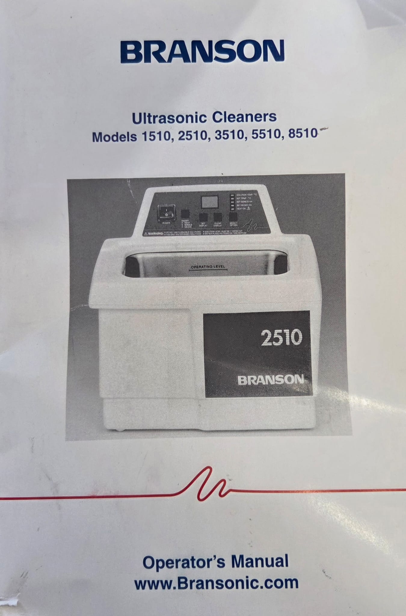 BRANSON 1510 ULTRASONIC CLEANERS