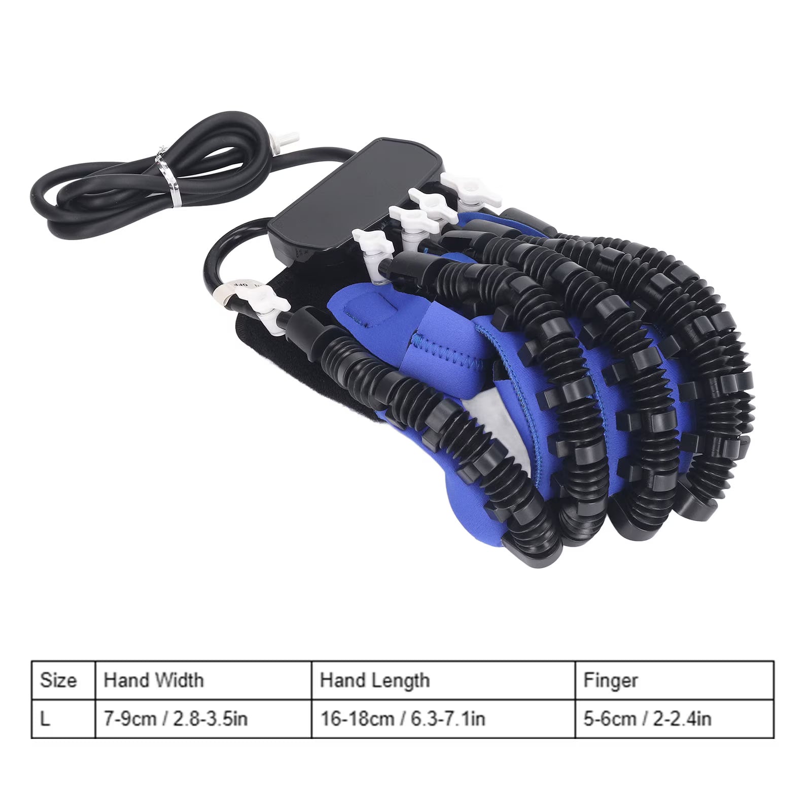 Rehabilitation Robot Glove, Portable Stroke Hand Therapy Recovery Equipment for Hand Wokout