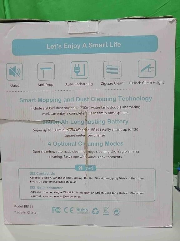 ZCWA Robot Vacuum,Robot Vacuum and Mop Combo