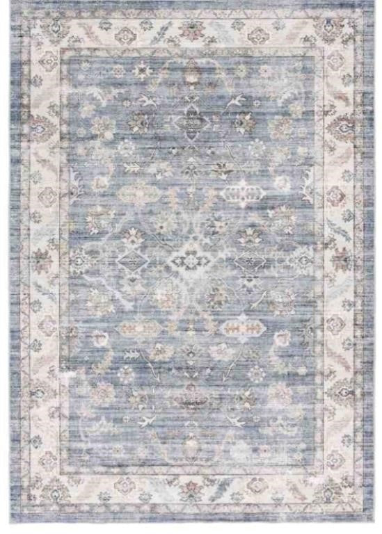 Better Homes & Gardens Classic Medallion Geometric and Floral Pattern Plush Indoor Rug 5x7