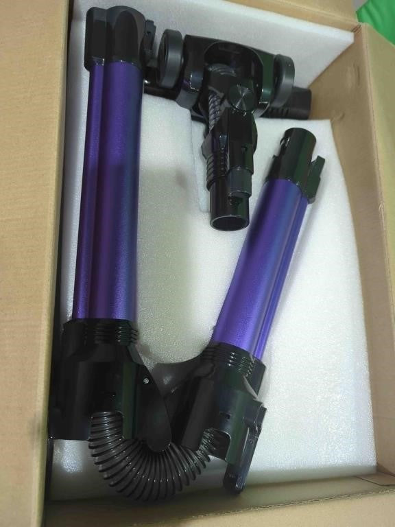 YKYI Cordless Vacuum Cleaner, 50-Min Runtime, (Purple Gray)
