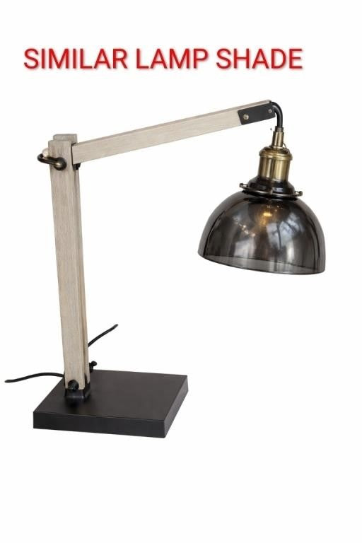 Industrial Adjustable Desk Lamp 26" Tall,