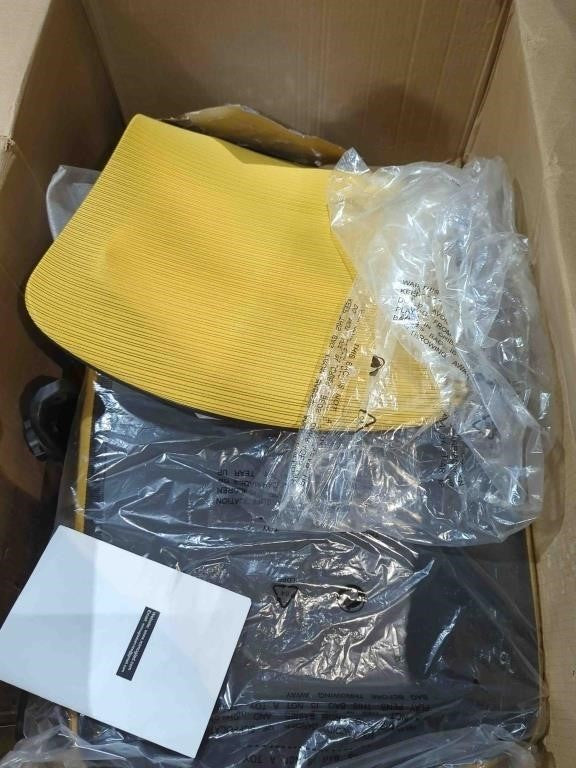 Mimoglad Office Chair, Comfy High Back Ergonomic, Yellow(black Frame