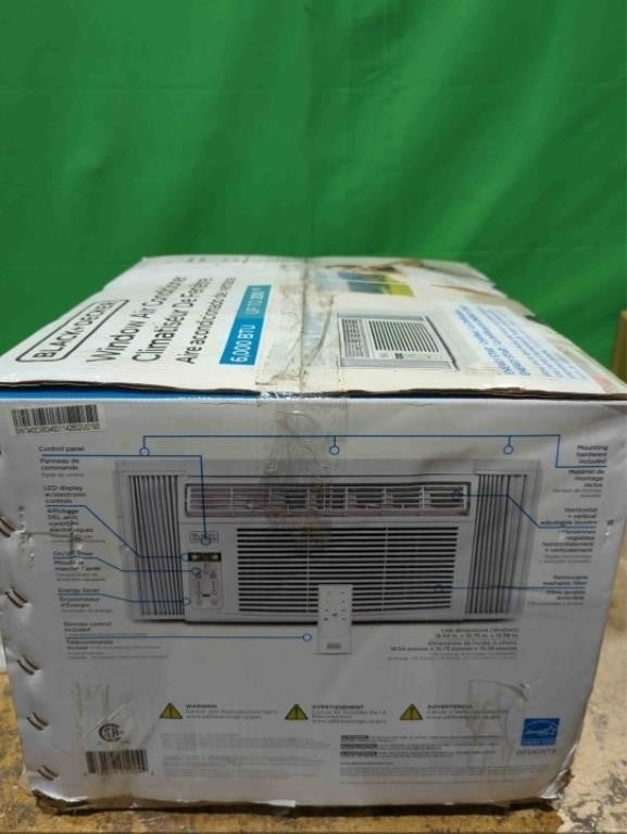 BLACK+DECKER BD06WT6 Window Air Conditioner, 6000 BTU,