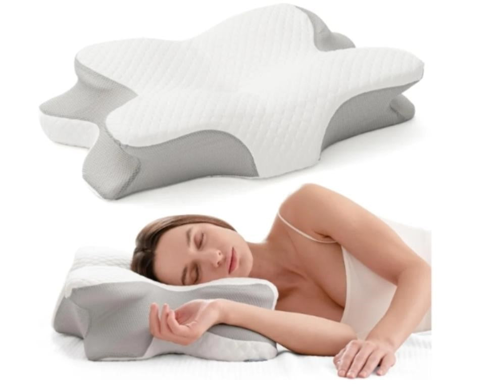 Alcedo Cervical Pillow for Cozy Sleep and Neck Pain