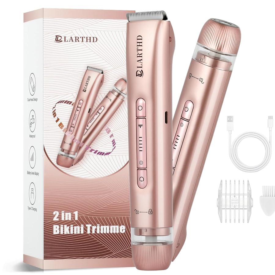 LARTHD Flawless 2 in 1 Women Electric Shaver