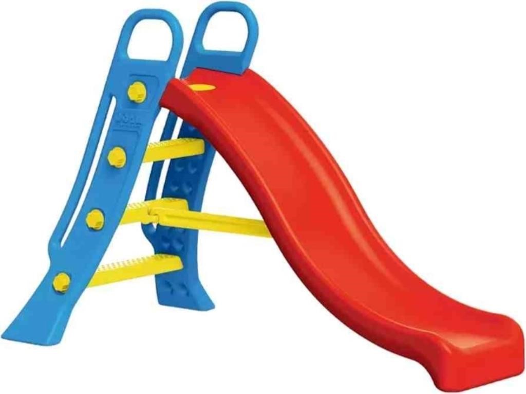 DOLU Big Water Slide - Colorful Plastic Outdoor Water Slide, Kids and Toddlers Ages 2