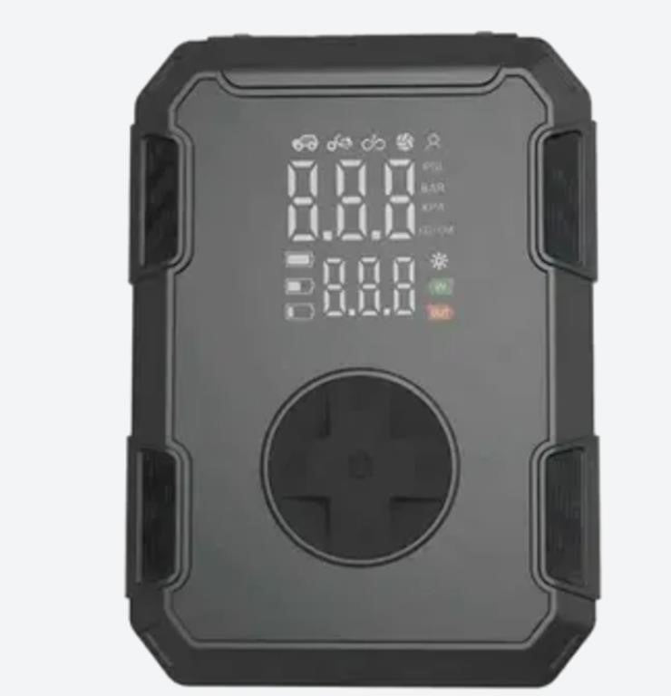 Portable Tire Inflator cordless, rechargeable 12V air pump