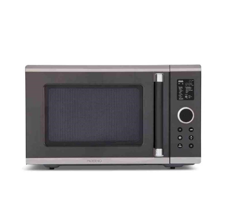 Paderno Countertop Microwave, 1200 W, Brushed Black, 1.3-Cu.Ft, AM234A2PD-PV