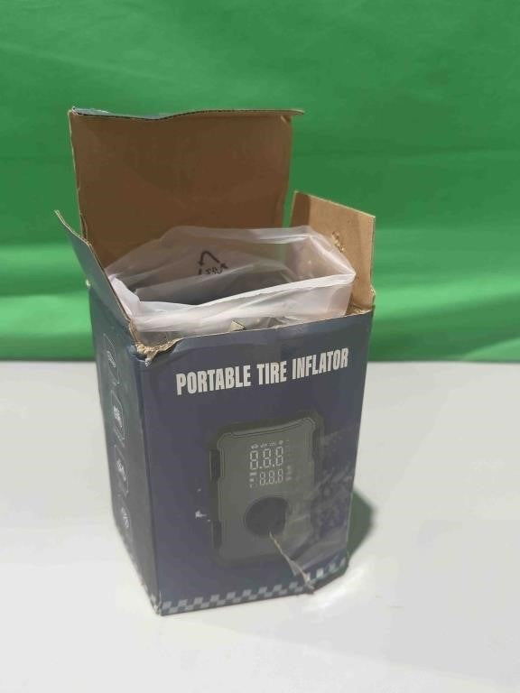 Portable Tire Inflator cordless, rechargeable 12V air pump