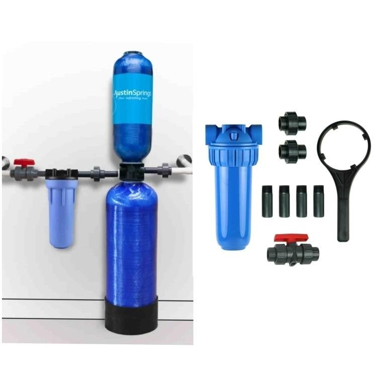 Austin Springs AS-WH Filtration System + Aquasana Installation Kit