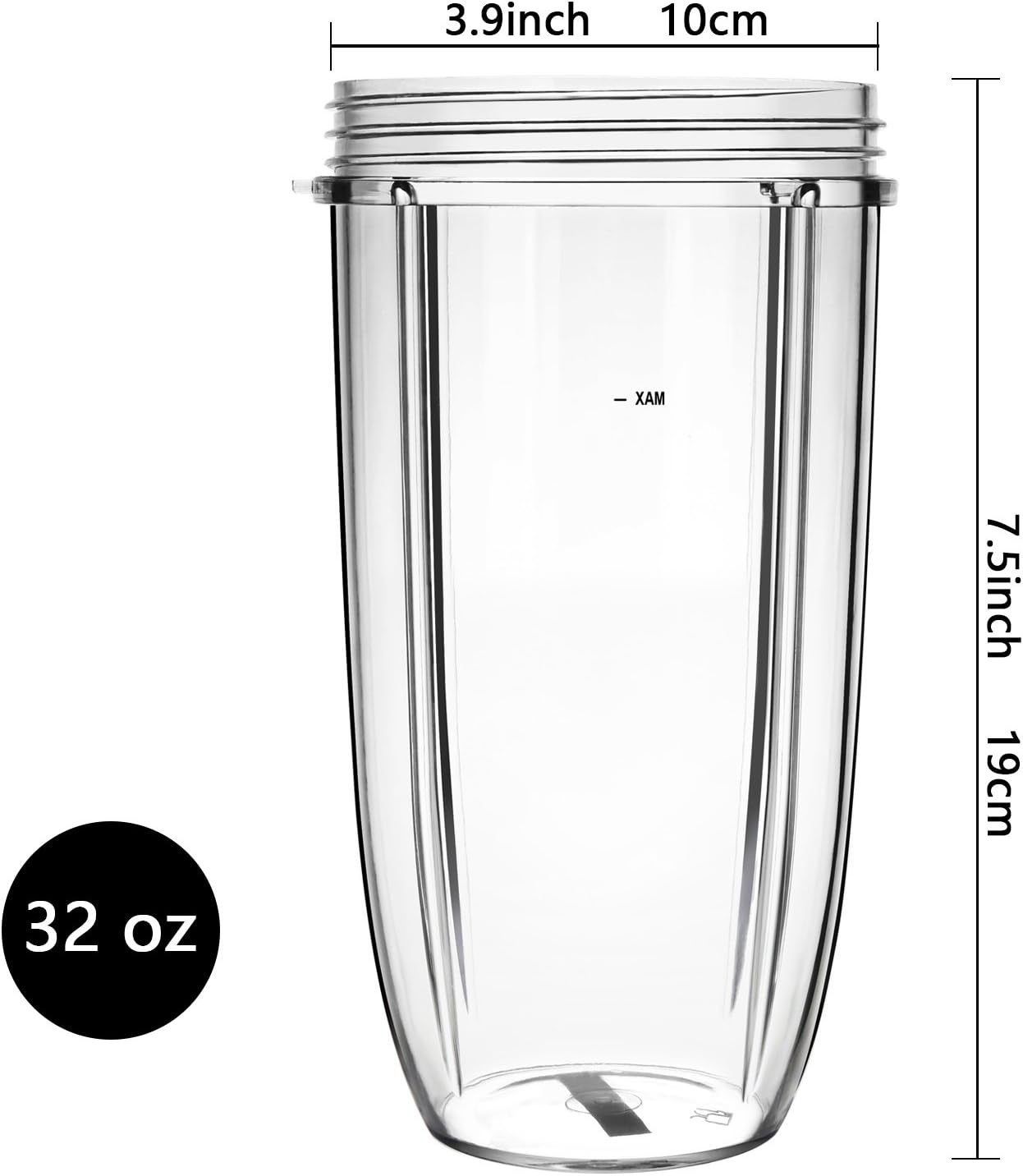 QueenTrade 2 Pack 32OZ Blender Cups