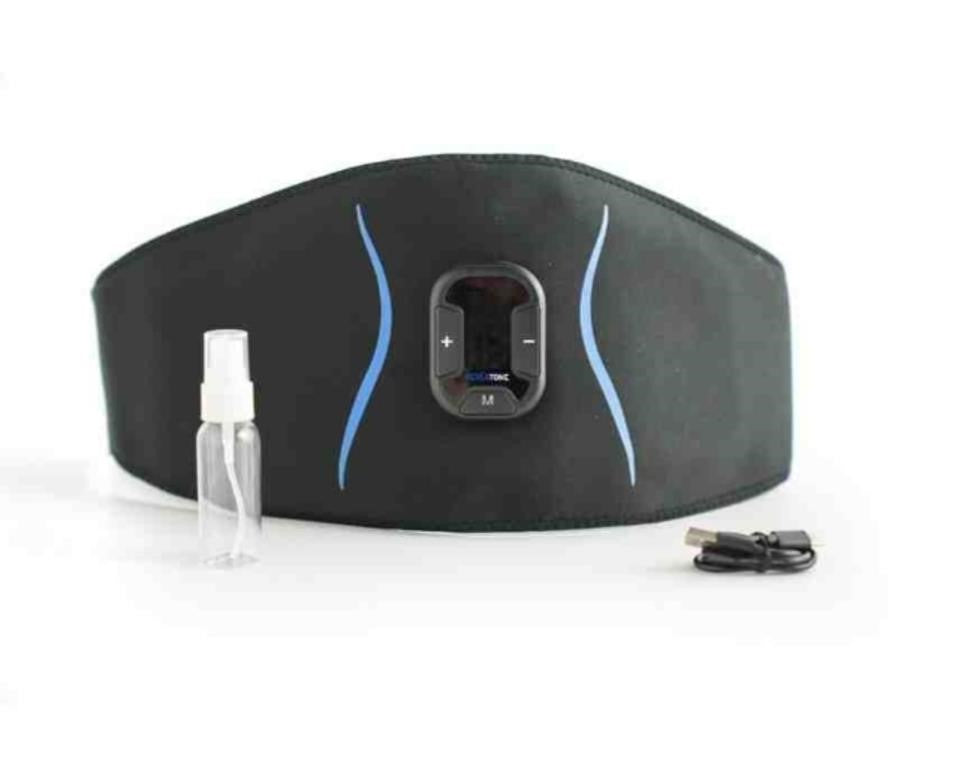 FitNation Versatone Core Trainer & TENS Belt Gen I, Core Muscle Toning, Compact Design, Black