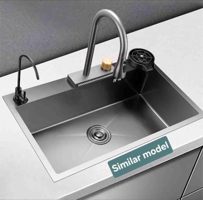 SUS304 Sink Nano Coating Single Bowl Sink