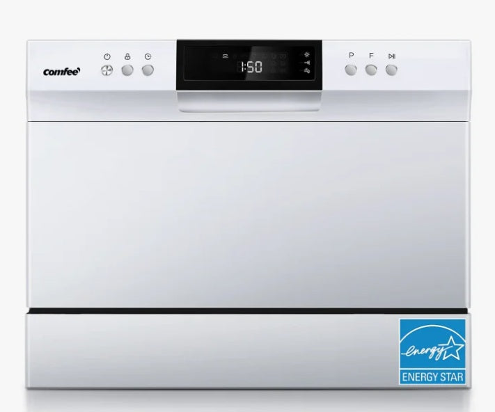 COMFEE' Countertop Dishwasher Portable, 6 Place Settings, Energy Star