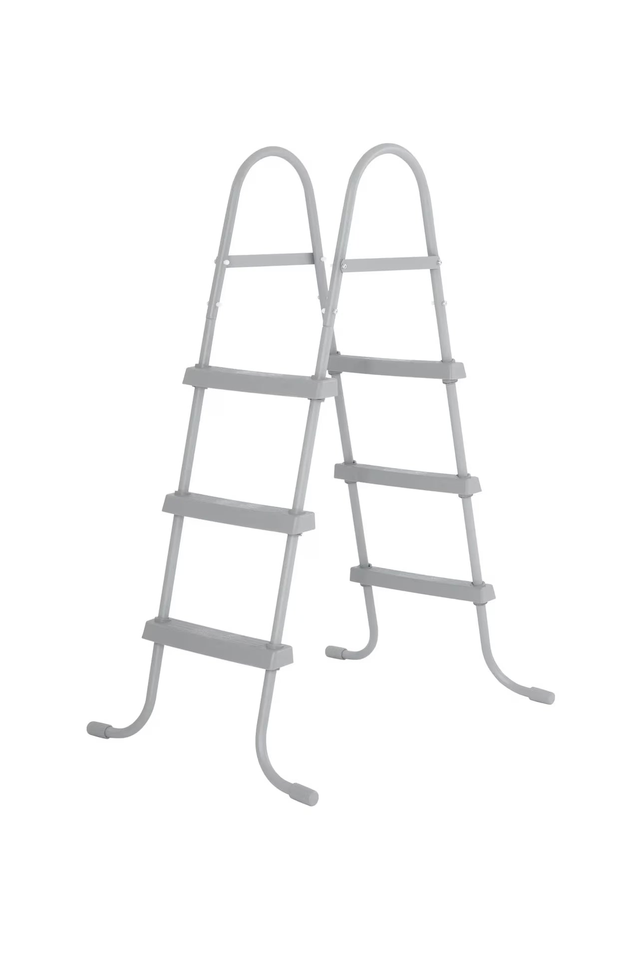 Bestway Flowclear Steel A-Frame Pool Ladder with Hand Rail, 42-in