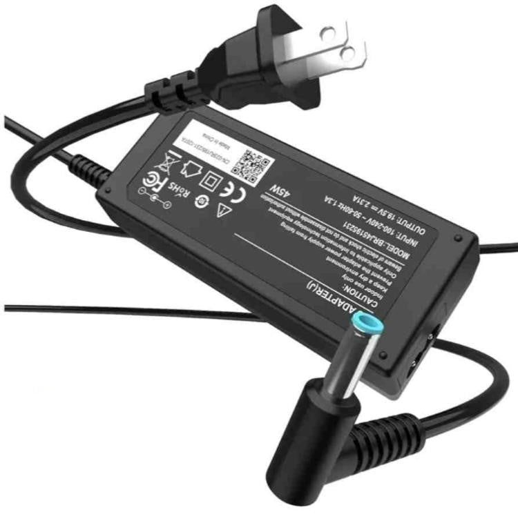 Charger Compatible with HP Laptop, 45W