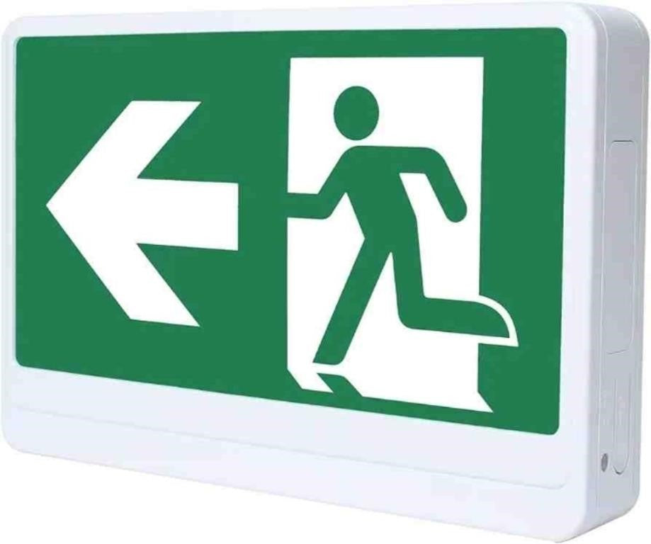 Ollite Running Man Exit Sign, LED Emergency Ex