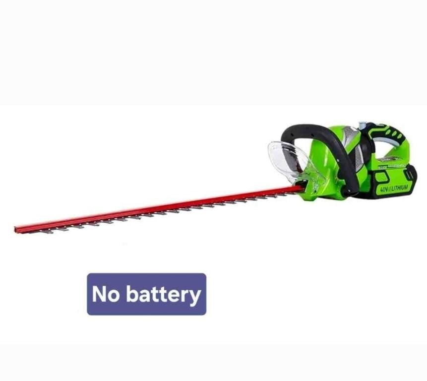 Greenworks 40V 24-inch Cordless Hedge Trimmer, 2200700, Green